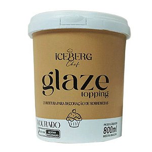 Cobertura Glaze Topping Dourado ICEBERG CHEF