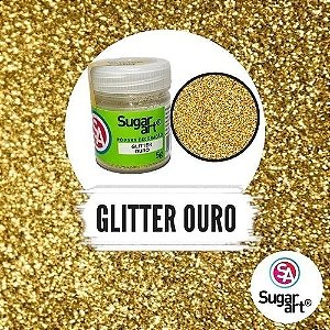 Glitter Ouro Brilho Comestível Sugar Art Decoração Bolos E Doces