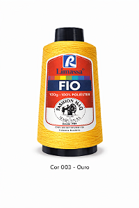 Fio Resistente Cor 003 Ouro 100g Marca Resistente 100% Poliéster