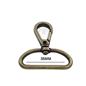 Mosquetão 35mm Ouro Velho