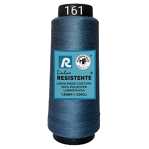 Linha de Costura Cor 161 Luxo 2000J (1.828m) Gramatura 120 Tex 27 Marca Resistente 100% Poliéster