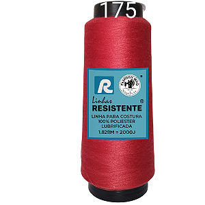 Linha de Costura Cor 175 Malte 2000J (1.828m) Gramatura 120 Tex 27 Marca Resistente 100% Poliéster