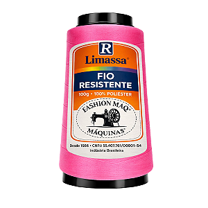 Fio Resistente Cor 032 Rosa Médio 100g Marca Resistente 100% Poliéster#
