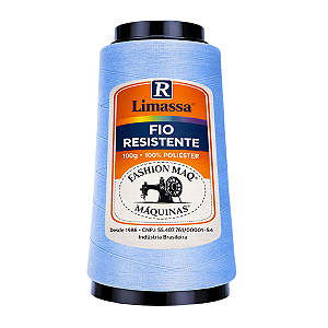 Fio Resistente Cor 087 Mar Das Nuvens 100g Marca Resistente 100% Poliéster#