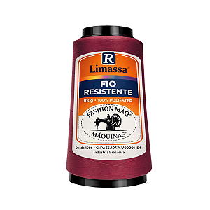 Fio Resistente Cor 145 Morango 100g Marca Resistente 100% Poliéster#