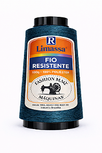Fio Resistente Cor 162 Pavão 100g Marca Resistente 100% Poliéster#