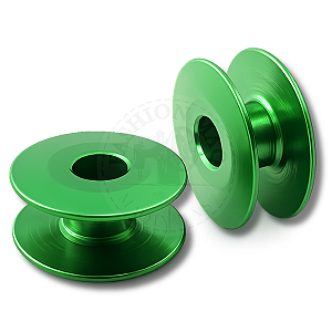 Bobina Para Máquina de Costura Reta Alumínio Verde 8280