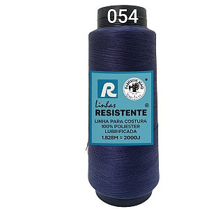 Linha de Costura Cor 054 Lodo 2000J (1.828m) Gramatura 120 Tex 27 Marca Resistente 100% Poliéster#