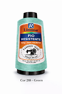 Fio Resistente Cor 218 Green 100g Marca Resistente 100% Poliéster#