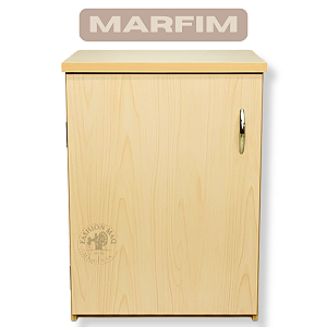 Gabinete Tradicional para Máquina de Costura Portatil Marfim
