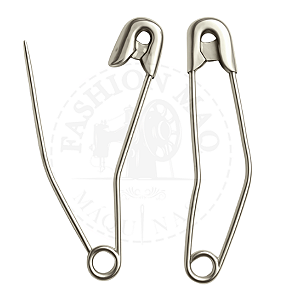 Alfinete de Segurança para Patchwork Curvado 27mm Pacote com 30 Unidades