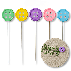 Alfinete Cabeça de Botão 48mm Pacote com 30 Unidades