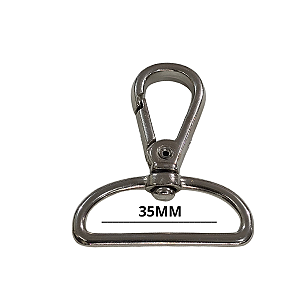 Mosquetão 35mm Niquelado