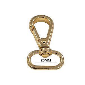 Mosquetão Dourado 20Mm (Cataforetico)