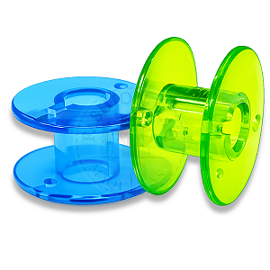 Bobina Alta Para Máquina de Costura Doméstica Acrílica Colorida