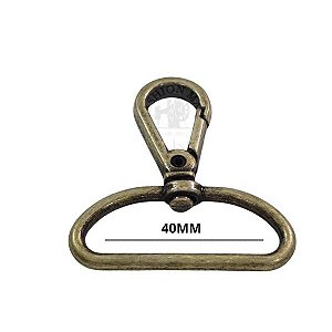 Mosquetão 40mm Ouro Velho