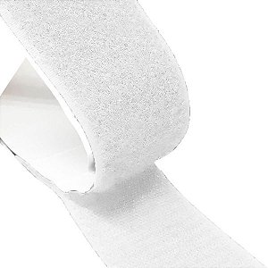 Velcro Branco 25mm Com Adesivo Dupla Face (Metro)