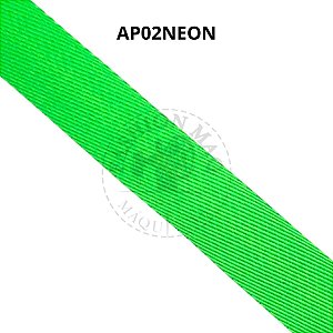 Alça Chic 30mm Poliéster Verde Neon