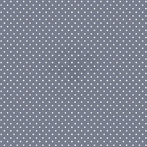 Tecido Tricoline 100% Algodão Poá Cinza Chumbo - Metro