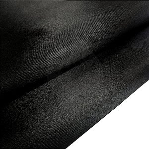 Cetim Dublado com TNT - Preto 0,50 x 1,40m