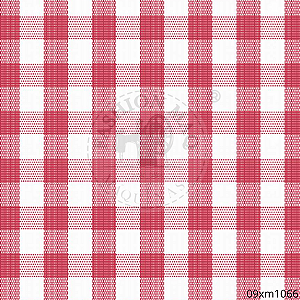 Tecido Tricoline Xadrez Vick Fio Tinto Vermelho