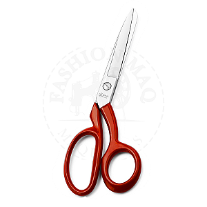Tesoura PIN Alfaiate 10 Polegadas Cabo Vermelho Qualidade Japonesa