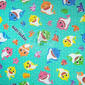 Tecido Tricoline Baby Shark