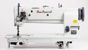 Máquina Sun Special Pespontadeira Transporte Triplo Alongada 46cm SSTC31606