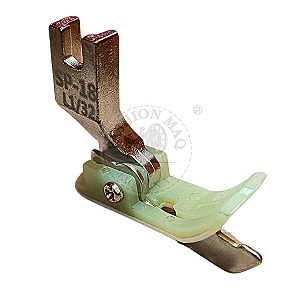 Calcador Reta Pesponto Teflon C/ Guia 1/32 Esquerdo