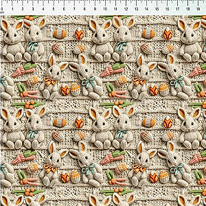 Tecido Tricoline Digital Coleção Pascoa 5