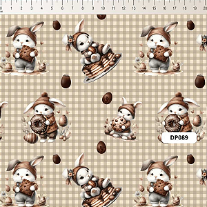 Tecido Tricoline Digital Coleção Pascoa 6