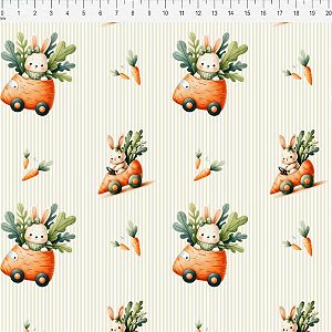 Tecido Tricoline Digital Coleção Pascoa 4