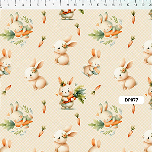 Tecido Tricoline Digital Coleção Pascoa 4