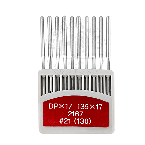 Agulha Orange Para Pespontadeira/Transporte Duplo e Triplo DPX17 Nº21