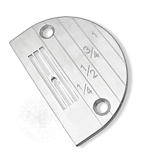 Chapa de Agulha Reta 4 Carreiras Leve C/ Escala - Qualidade e Durabilidade Premium