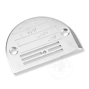 Chapa de Agulha Reta 4 Carreiras Leve C/ Escala Jack Original - Qualidade E Durabilidade Premium