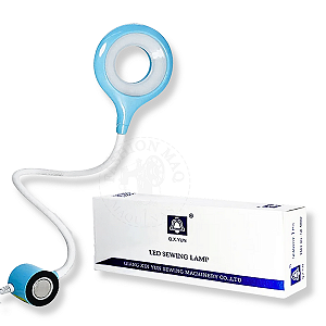 Luminária Led Ring Haste Flexível Azul