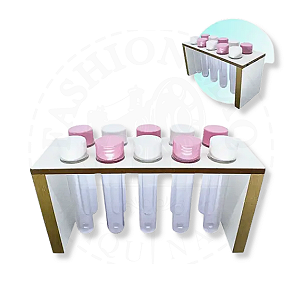 Porta Tubete Grande Expositor de Madeira - C/ 10un