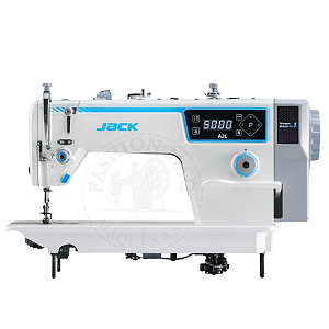 Máquina de Costura Industrial Reta Jack A2C Direct-Drive 220V com Corte de Linha Automático Silenciosa e Econômica