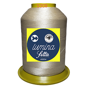 Linha de Bordado Cor 5308 Setta Lumina 4000 metros Brilho e Resistência para Bordados Profissionais