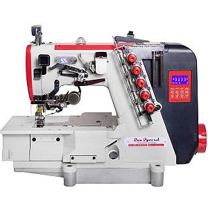 Máquina Sun Special Galoneira Eletrônica Plana Com Corte de Linha e Levantamento Automático 220v
