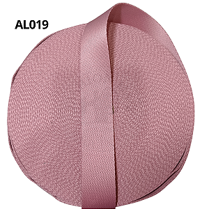 Alça Acetinada Cor 19 Rosa Antigo 30mm - Toque Macio e Alta Resistência