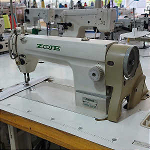 Máquina de Costura Industrial Reta Zoje ZJ8500 Completa [USADA]