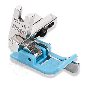 Calcador Reta Pesponto Teflon Ajustavél C/ Guia Fixo