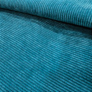 Veludo Cotelê Petrôleo Dublado TNT 60g 0,50 x 1,40 m