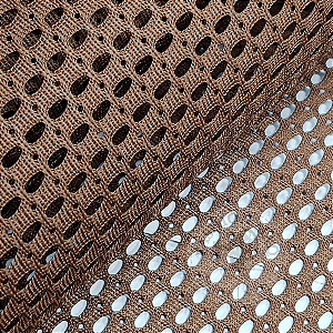 Tela Treliça Leblon Caramelo 100% Poliéster (0,50 x 1,40m)