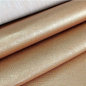 Sintético Prada 0.8mm Bronze com Fundo de Malha 0,50cm x 1,40mt