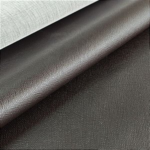 Sintético Prada 0.8mm Café com Fundo de Malha 0,50cm x 1,40mt