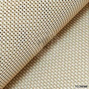 Tela Sintética Mescla Creme 100% Pvc Material para Bolsas, Brindes e Artesanato (0,50 x 1,40m)