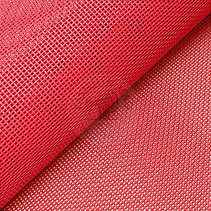 Tela Sintética Lisa Vermelha 100% Pvc Material para Bolsas, Brindes e Artesanato (0,50 x 1,40m)
